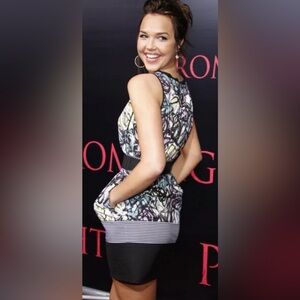 BCBG Maxazria Abstract Print Dress